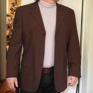 United Colors of Benetton Brown regular fit blazer (Made in Italy) Size L (50)